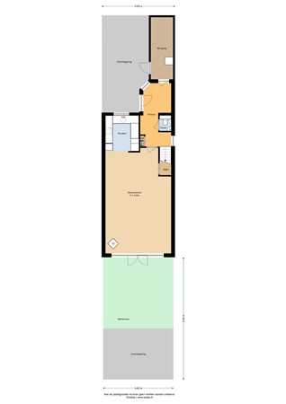 Floorplan - Kubboot 22, 3751 ZJ Bunschoten-Spakenburg